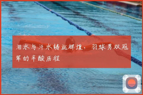 泪水与汗水铸就辉煌，羽球男双冠军的辛酸历程