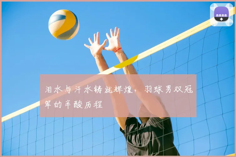 泪水与汗水铸就辉煌，羽球男双冠军的辛酸历程